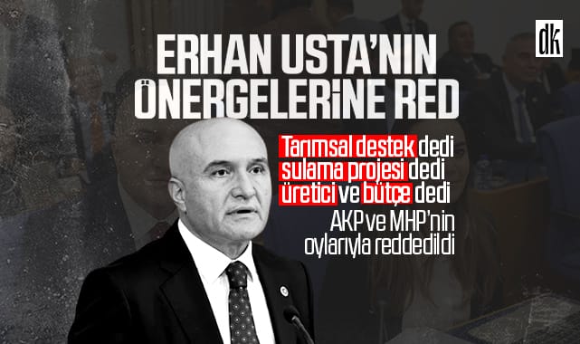 Erhan Usta’nın önergeleri AKP ve MHP oylarıyla reddedildi