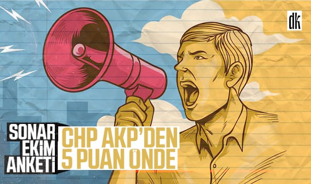SONAR’dan son anket: CHP, AKP’ye 5 puan fark attı