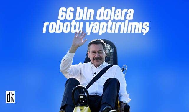 Melih Gökçek’in 66 bin dolara robotu yaptırılmış