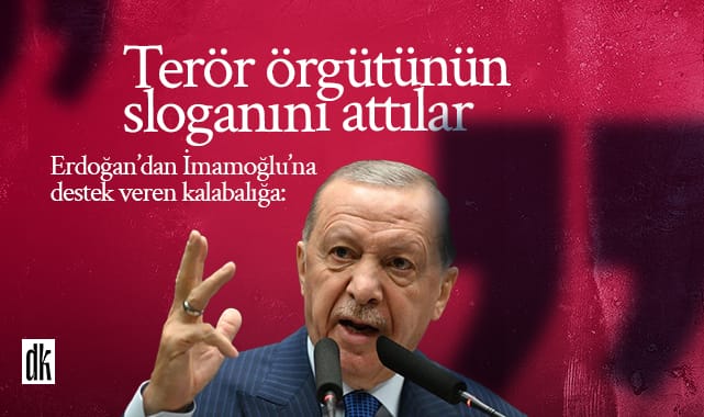 Erdoğan: Terör örgütünün sloganını attılar, polise saldırdılar