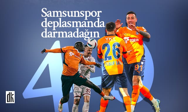 Samsunspor deplasmanda darmadağın: 0-4
