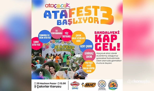 Atakum Belediyesi’nden çocuklara özel festival