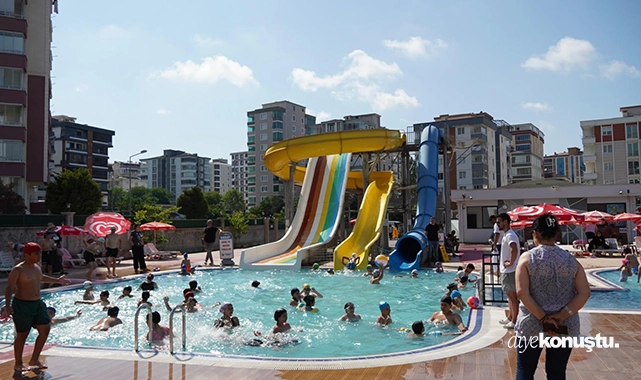 Atakum Belediyesi Aquapark Tesisi’ne yoğun ilgi