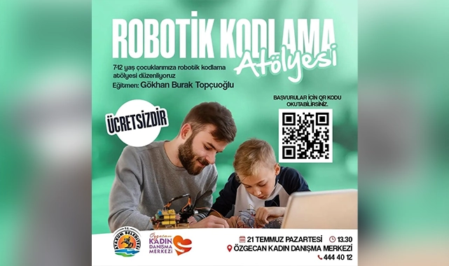 Atakum’da çocuklara özel ücretsiz robotik kodlama atölyesi