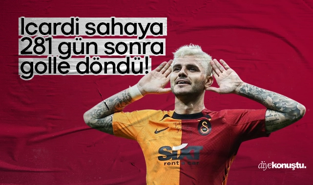 Icardi 281 gün sonra sahada, golle döndü!