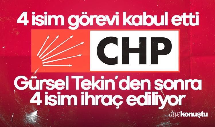 Gürsel Tekin’in izinden 4 yönetici: Disipline sevk edildiler