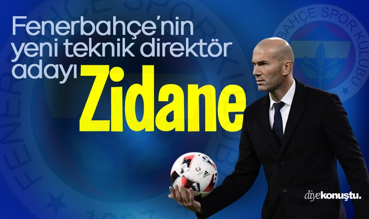 Fenerbahçe’nin yeni teknik direktör adayı: Zinedine Zidane
