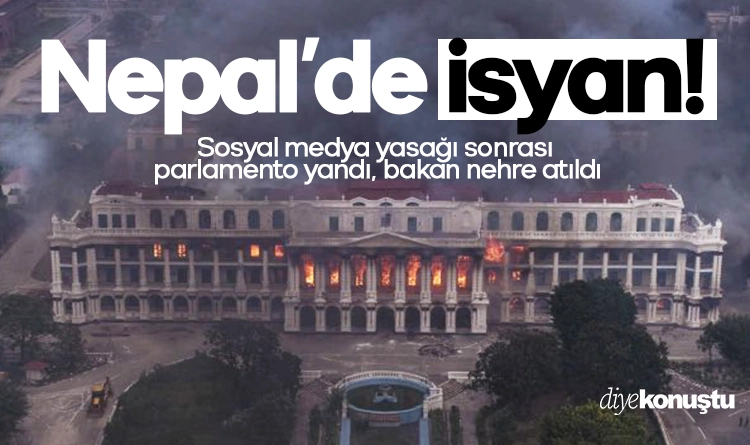 Nepal’de isyan! Sosyal medya yasağı sonrası parlamento yandı, bakan nehre atıldı