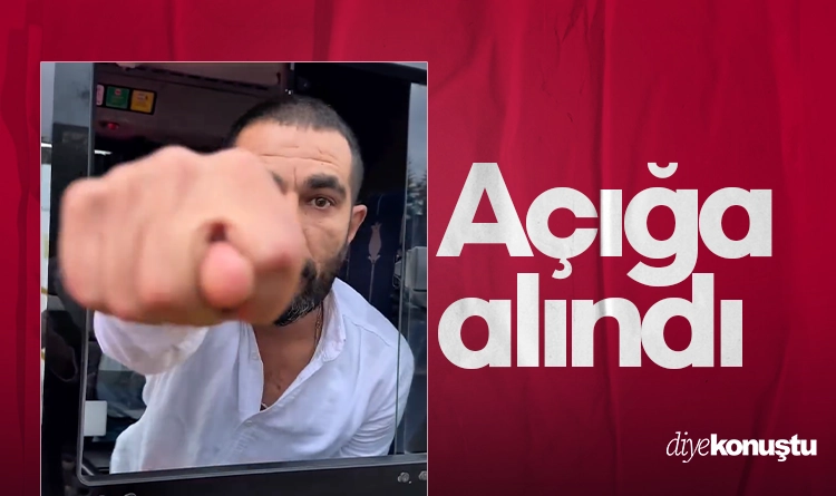 El hareketi pahalıya patladı: Otobüs şoförü açığa alındı