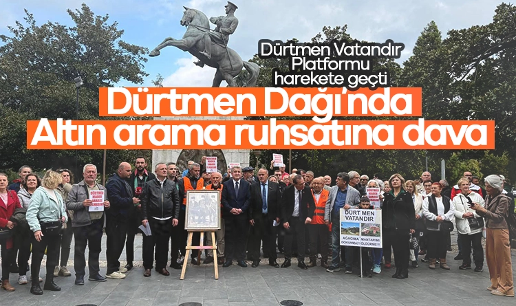 Dürtmen Vatandır Platformu harekete geçti: Altın arama ruhsatına dava