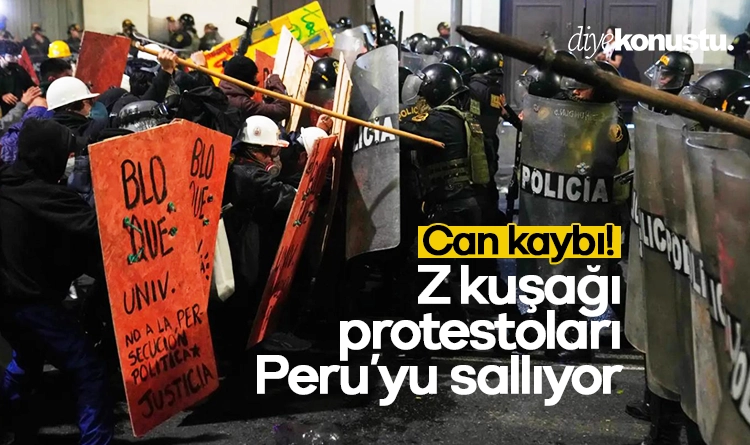 Z kuşağı protestoları Peru’yu sallıyor: Can kaybı var, OHAL yolda