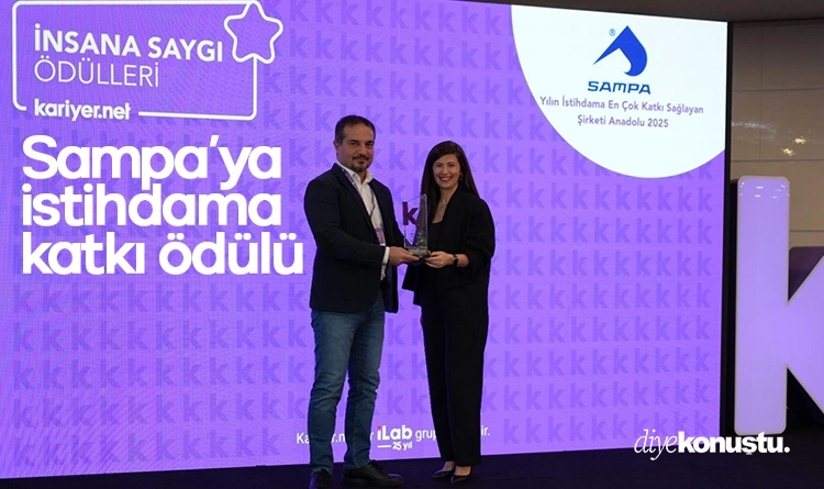 Sampa’ya ‘istihdama katkı” ödülü