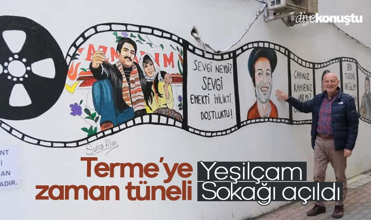 Terme’ye zaman tüneli: Yeşilçam Sokağı açıldı