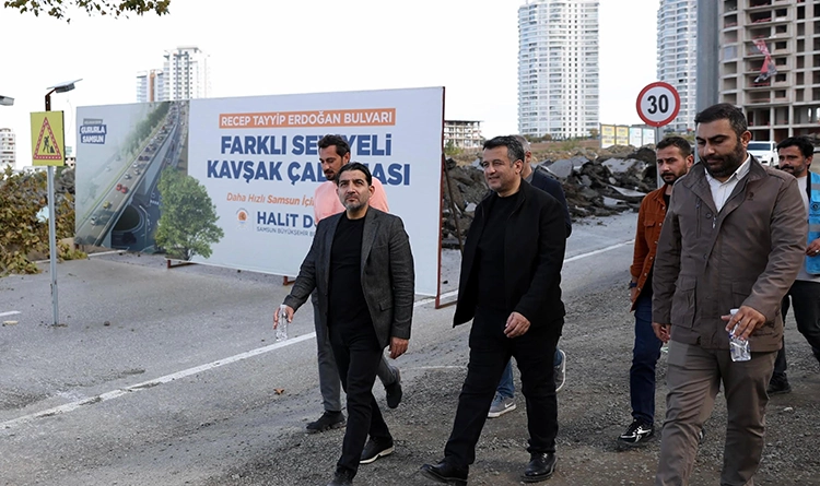 Samsun’da yol hamlesi devam ediyor