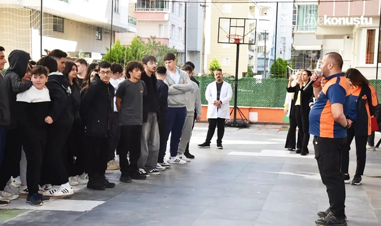 Atakum’da öğrencilere ‘Afet Bilinci Eğitimi’