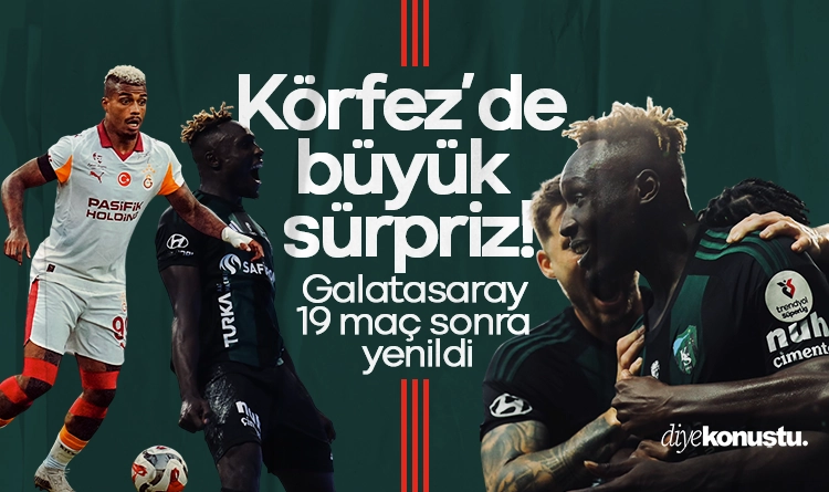 Körfez’de büyük sürpriz! Galatasaray 19 maç sonra yenildi