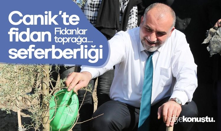 Canik’te Yeşil Vatan seferberliği: Fidanlar geleceğe nefes oldu