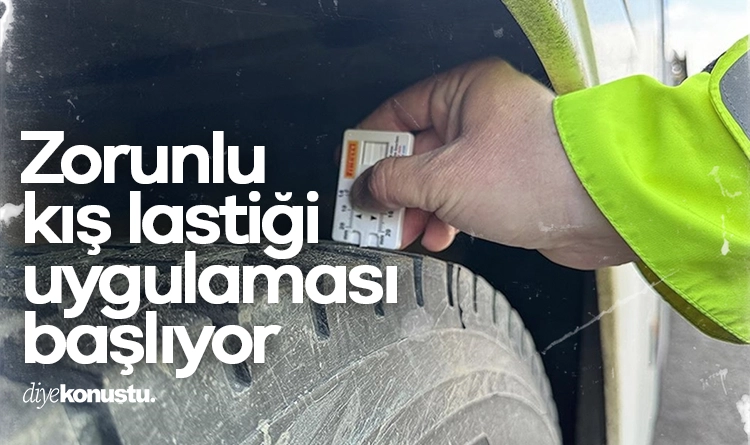 Yapmayan sürücüye ceza! Zorunlu kış lastiği uygulaması yarın başlıyor