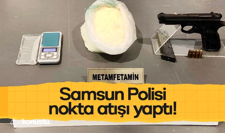 Samsun Polisi nokta atışı yaptı!