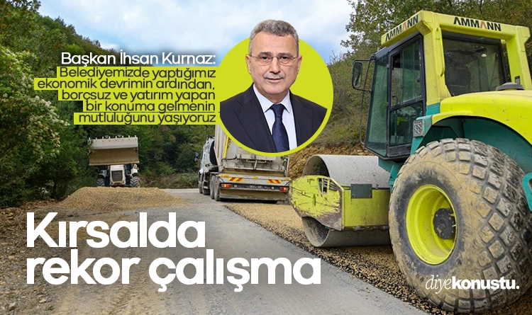 İlkadım kırsalında rekor çalışma