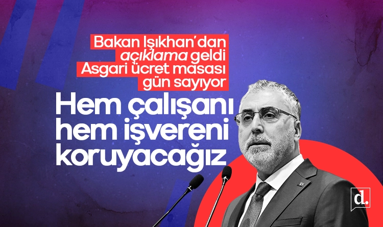 Bakan duyurdu: Asgari ücret masası gün sayıyor