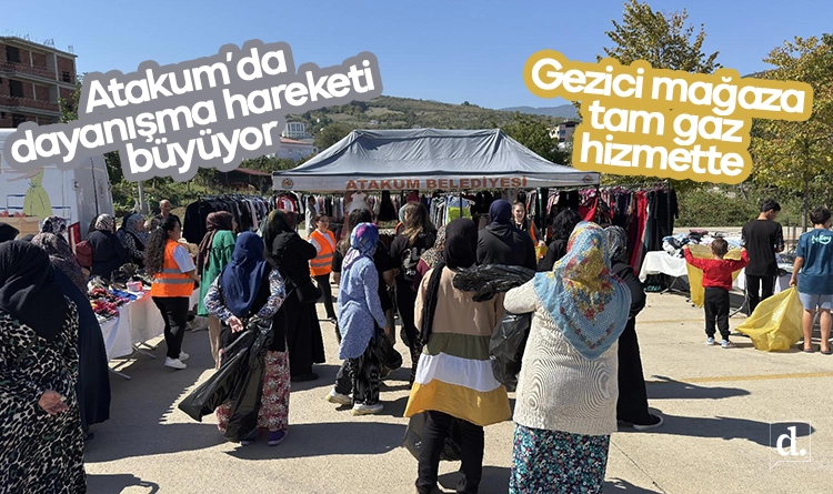 Atakum’da dayanışma hareketi büyüyor: Gezici mağaza tam gaz hizmette