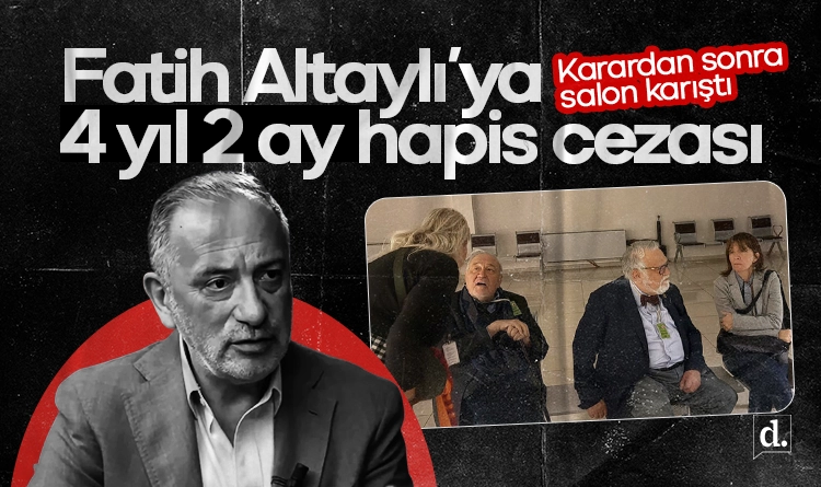 Fatih Altaylı’ya 4 yıl 2 ay hapis cezası: Salon karıştı