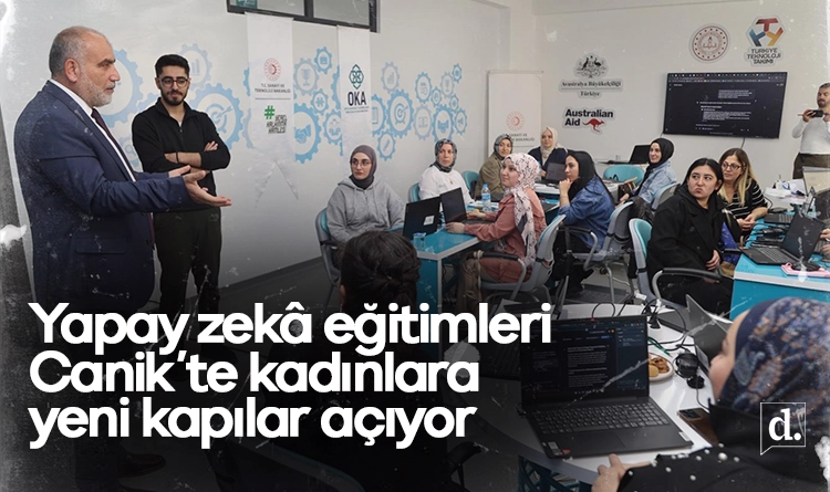 Kadınlar Canik’te yapay zekâ ile geleceğe hazırlanıyor