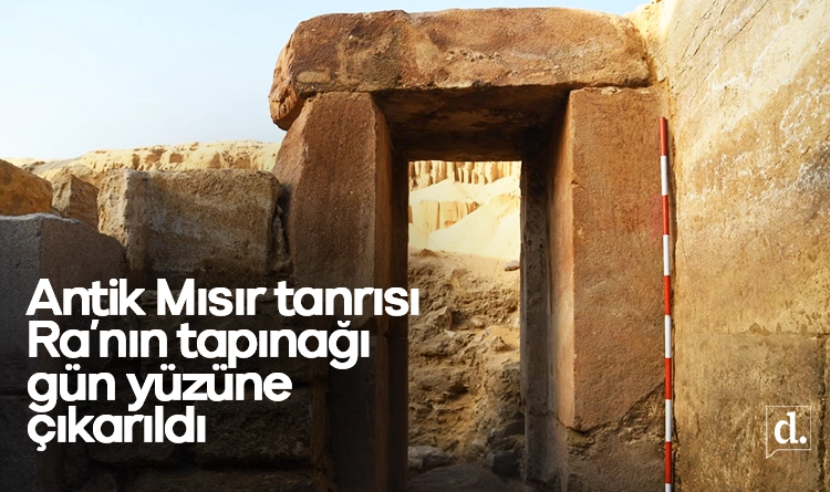 Antik Mısır tanrısı Ra’nın tapınağı gün yüzüne çıkarıldı