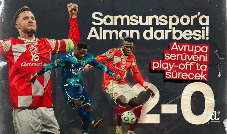Samsunspor’a Almanya’da darbe! Avrupa yolculuğu play-off’ta sürecek