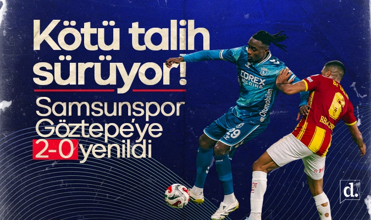 Kötü talih sürüyor! Samsunspor – Göztepe’ye 2-0 yenildi