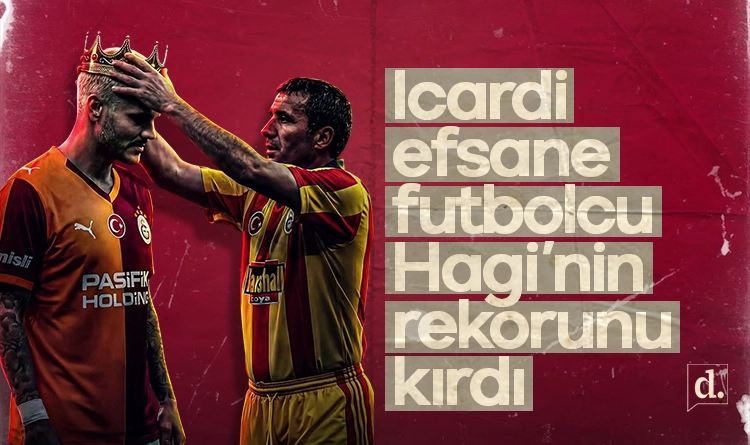 Mauro Icardi, efsane futbolcu Hagi’nin rekorunu kırdı!