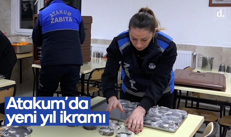 Atakum Belediyesi’nden yeni yıl ikramı