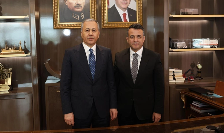 Başkan Halit Doğan, Bakan Ali Yerlikaya’yı ağırladı