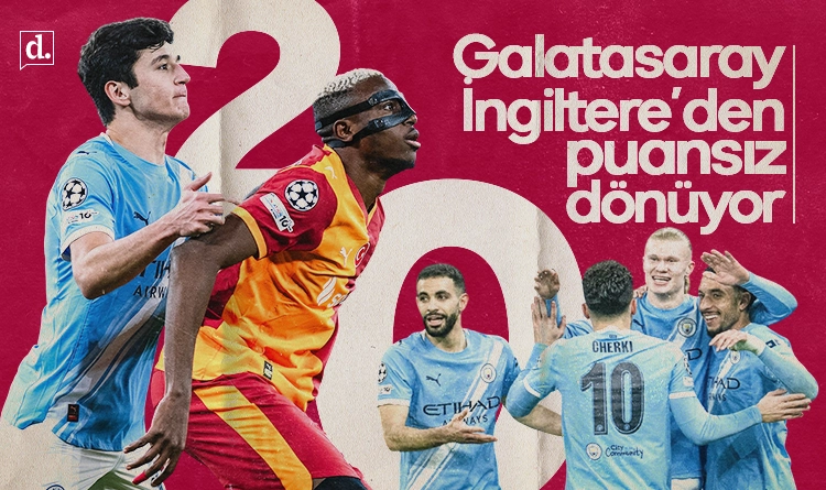 Galatasaray yoluna play-off’tan devam edecek: City’ye 2-0 mağlup olduk
