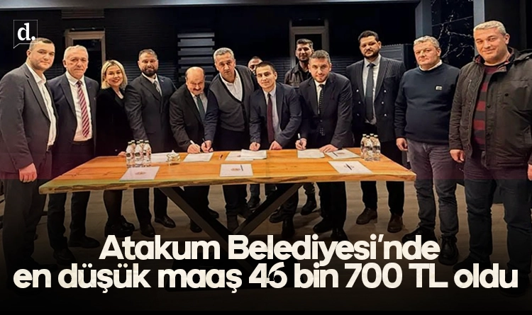 Atakum Belediyesi’nde en düşük maaş 46 bin 700 TL oldu