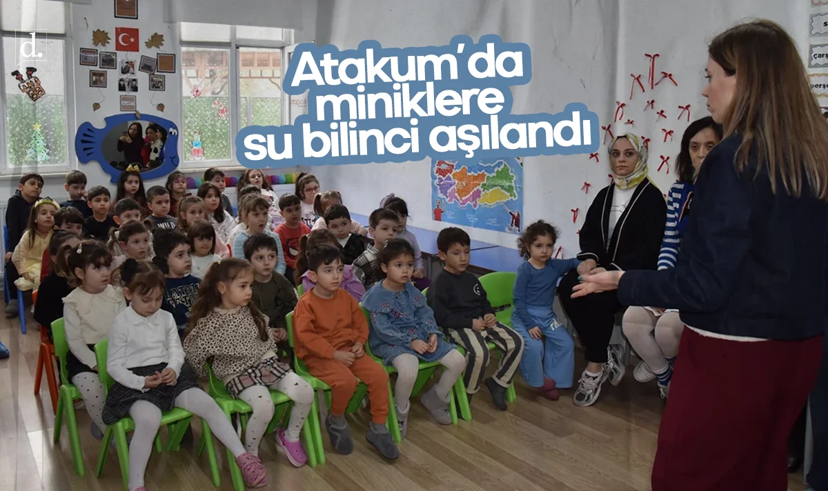 Atakum’da miniklere su bilinci aşılandı
