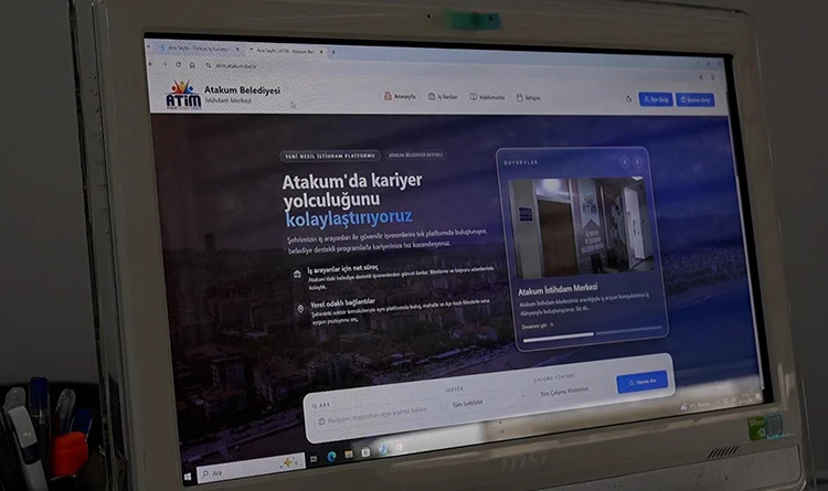 Atakum Belediyesi İstihdam Merkezi web sitesini yeniledi