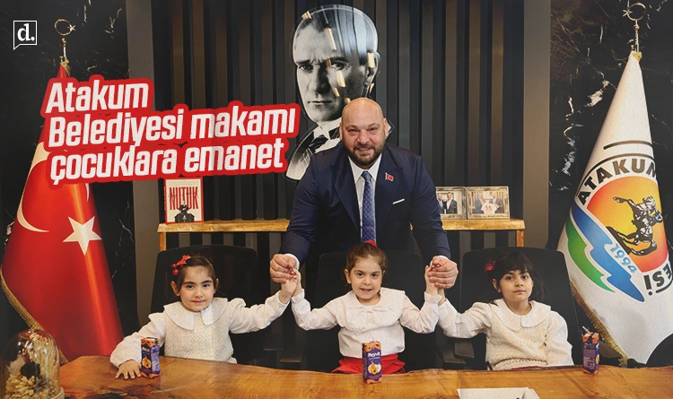 Atakum Belediyesi makamı çocuklara emanet