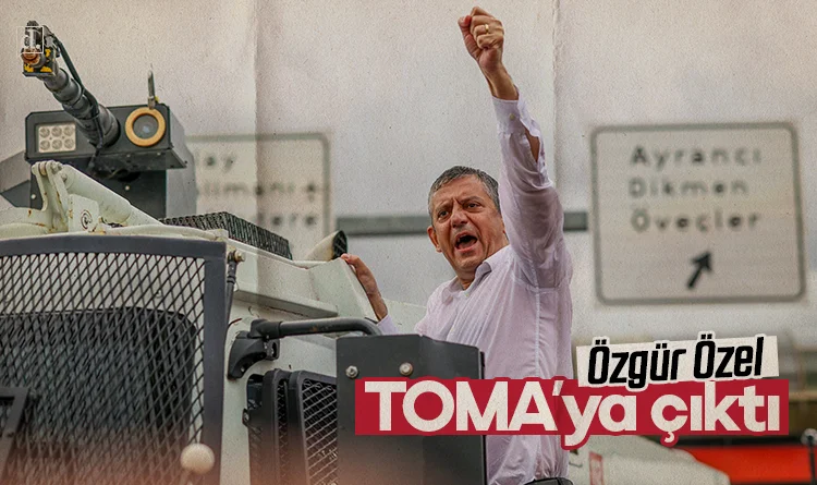 Özgür Özel TOMA’ya çıktı: Partiyi üçüncü kez açılışa davet ediyorum