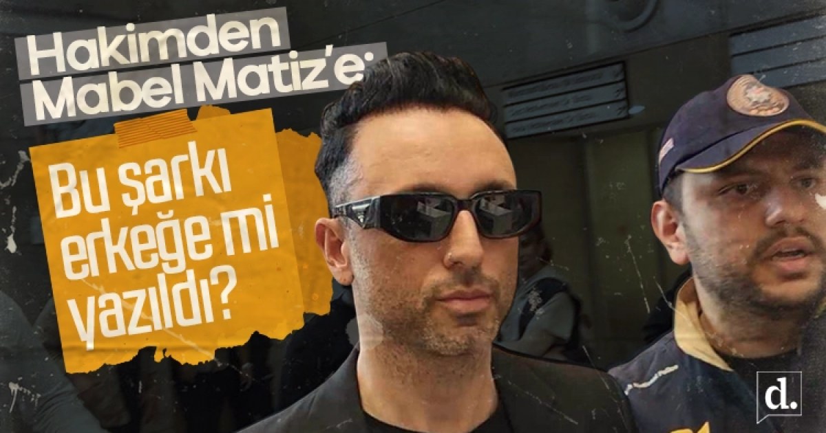 Hakimden Mabel Matiz’e dikkat çeken soru: Bu şarkı erkeğe mi yazıldı?